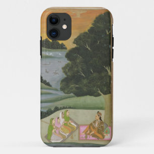A Princess listening to female musicians by a rive iPhone 11 Case