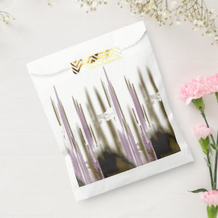 A pristine lake nestled among snow-capped mountain favour bags