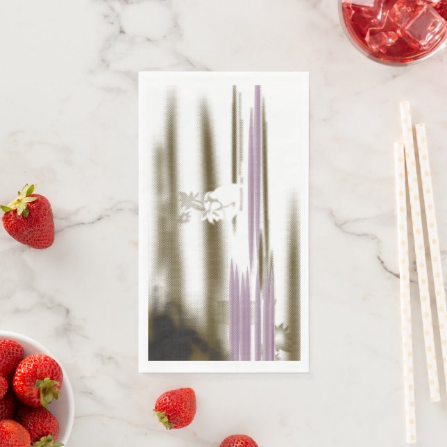 A pristine lake nestled among snow-capped mountain napkin (Insitu)