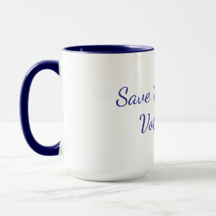 a pro democracy coffee mug