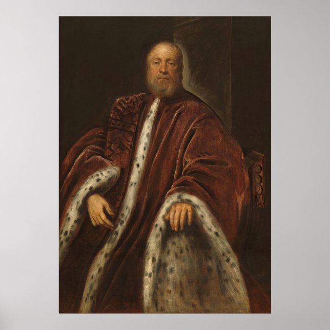 A Procurator - Jacopo Tintoretto Fine Art Poster (Front)