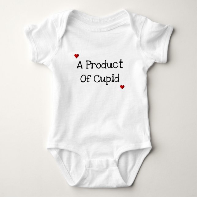 A Product Of Cupid Valentine's Day Bodysuit (Front)