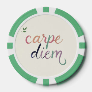 A product with a design of "Merry Christmas" Poker Chips