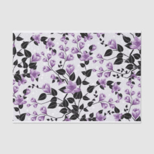 A Profusion of Delicate Lilac Flowers Tissue Paper