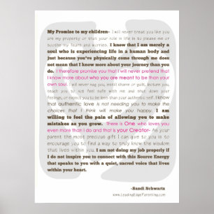 A promise to my child poster