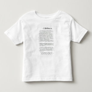 A Proposal for building a Royal Library, 1697 Toddler T-Shirt