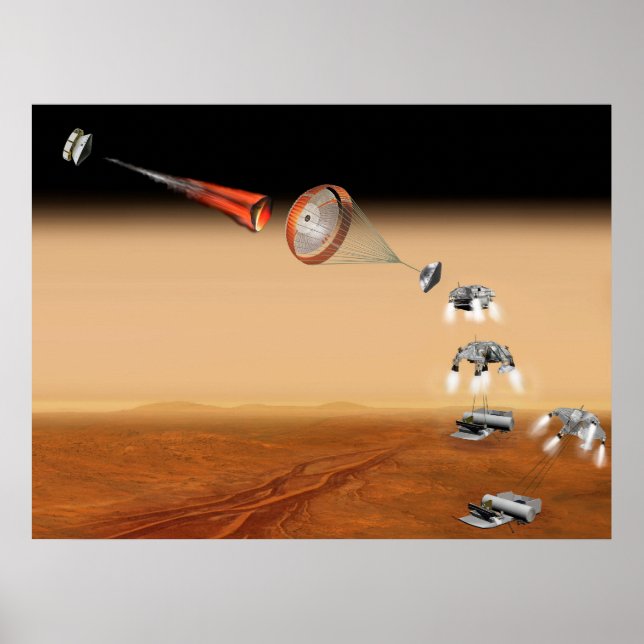 A Proposed Mars Sample Return Mission. Poster (Front)