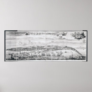 A Prospect of Bridge Town in Barbados Poster