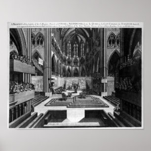 A Prospect of the Inside Collegiate Church Poster