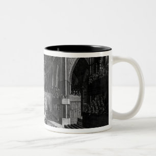 A Prospect of the Inside Collegiate Church Two-Tone Coffee Mug