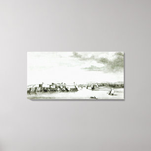 A Prospect of the Moro Castle and City of Canvas Print