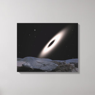 A protoplanetary disc canvas print