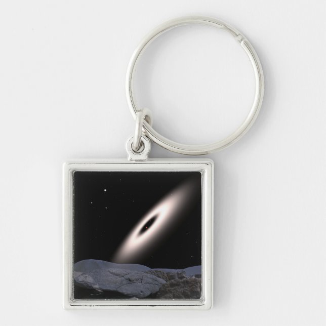 A protoplanetary disc key ring (Front)