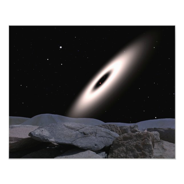 A protoplanetary disc photo print (Front)