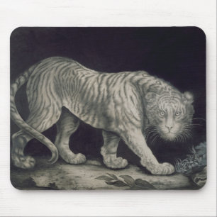 A Prowling Tiger (pencil on paper) Mouse Mat