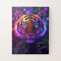 A psychedelic tiger