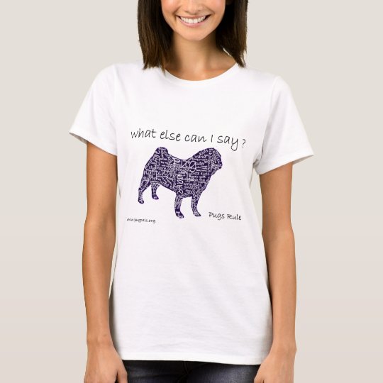 a pug t shirt