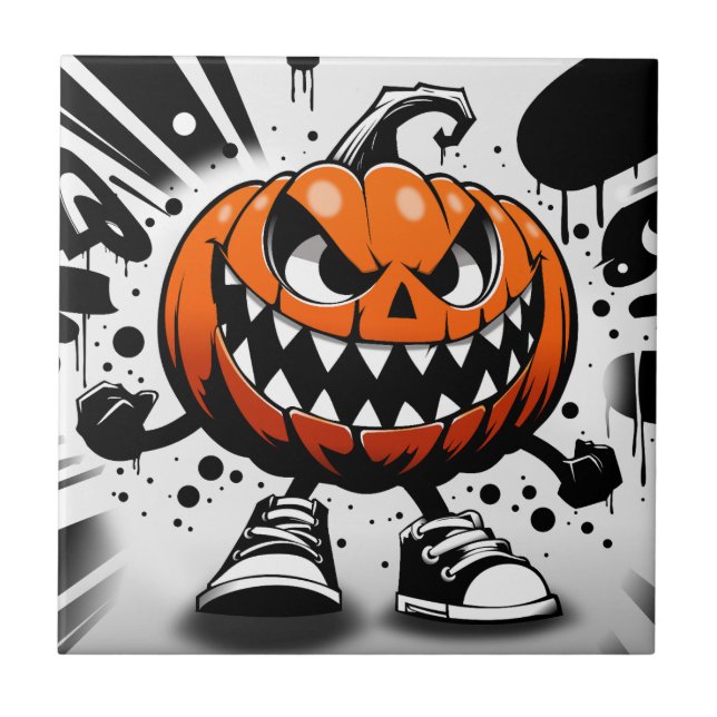 A Pumpkin Comes to Life Tile (Front)