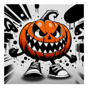 A Pumpkin Takes Life Poster