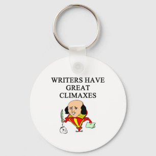 a pun for writers key ring
