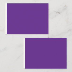 a purple background with a place card
