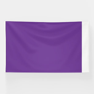 a purple background with a white border banner