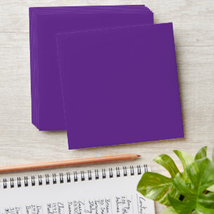 a purple background with a white border envelope