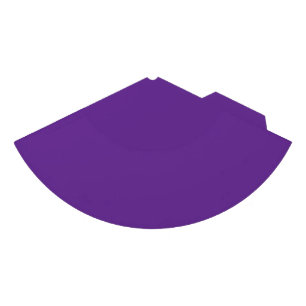 a purple background with a white border party hat