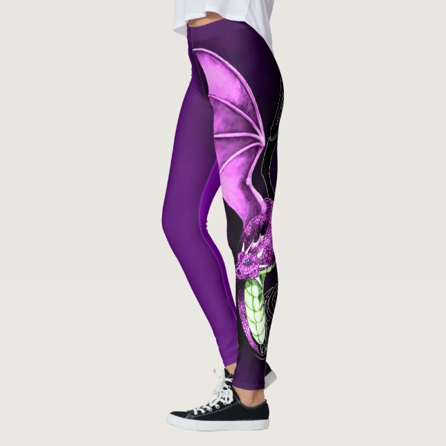 A Purple Dragon Leggings (Left)