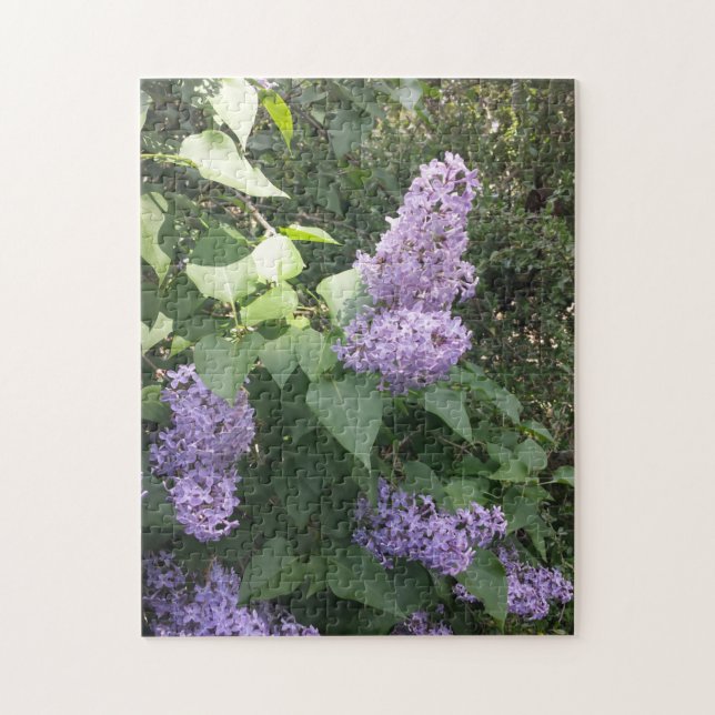 A Purple Lilac Jigsaw Puzzle (Vertical)