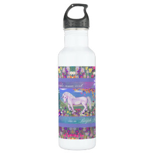 A purple paradise 710 ml water bottle