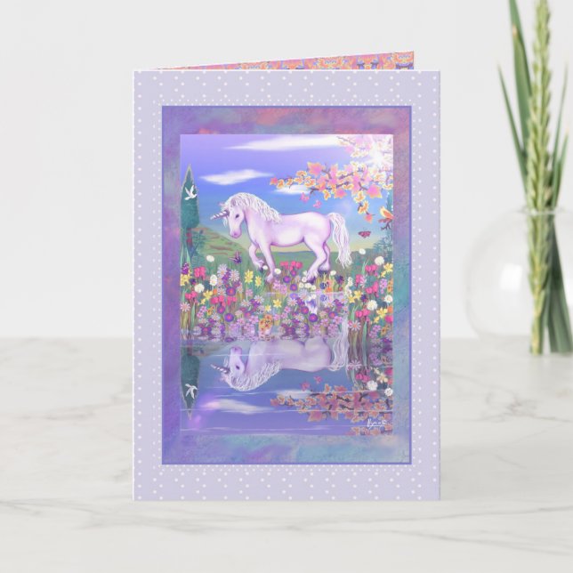 A Purple Paradise birthday card (Front)