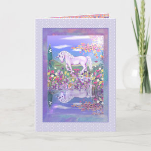 A Purple Paradise birthday card