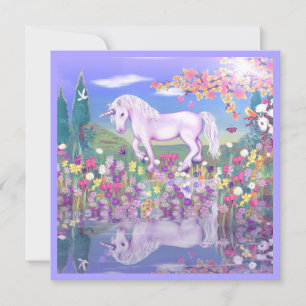 A Purple Paradise blank card