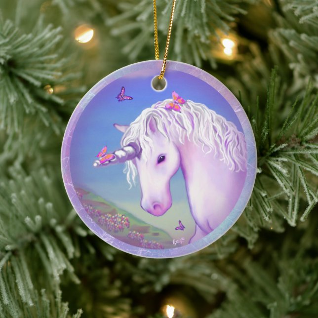 A purple paradise ceramic tree decoration (Tree)
