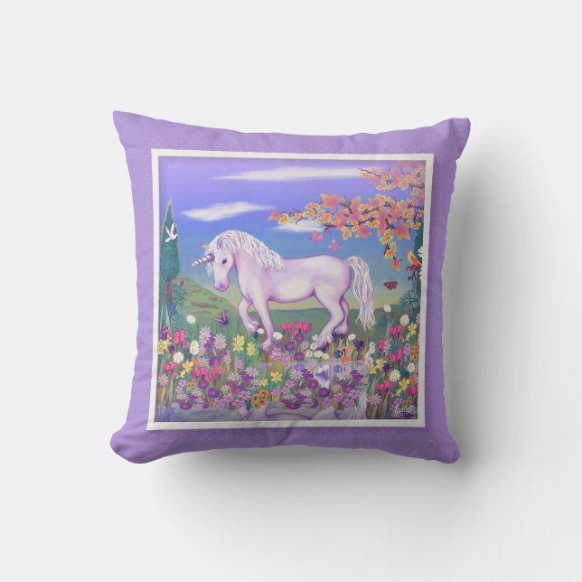 A Purple Paradise Cushion (Front)