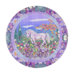 A purple paradise cutting board