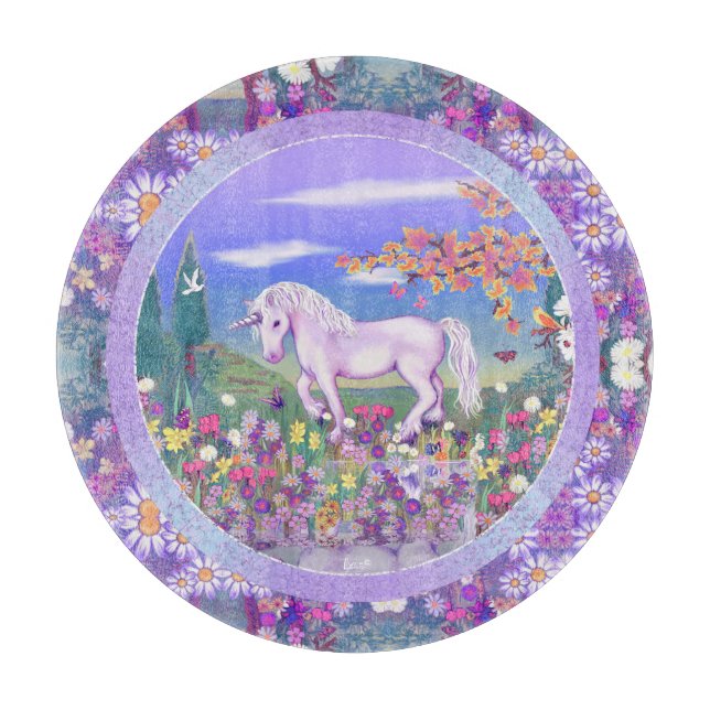 A purple paradise cutting board (Front)