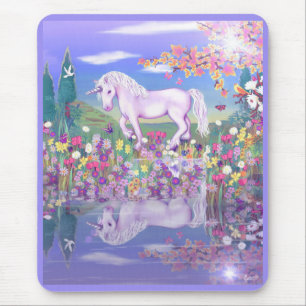 A purple Paradise Mouse Mat