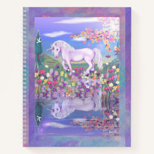 A purple paradise notebook