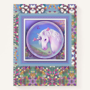 A purple paradise notebook