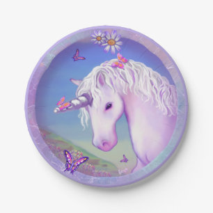 A Purple Paradise Paper Plates