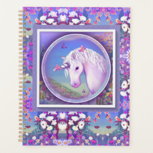 a purple paradise planner