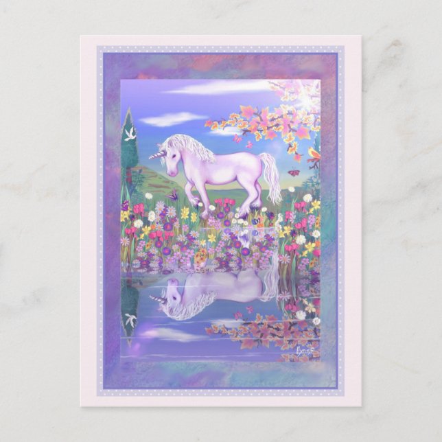 A Purple Paradise Postcard (Front)