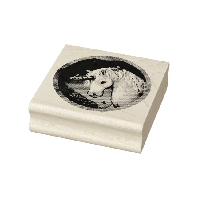 a purple paradise rubber stamp (Stamp)