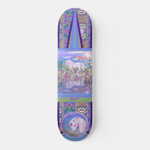 A Purple Paradise Skateboard
