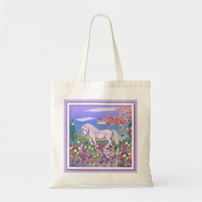 A Purple Paradise Tote Bag (Front)
