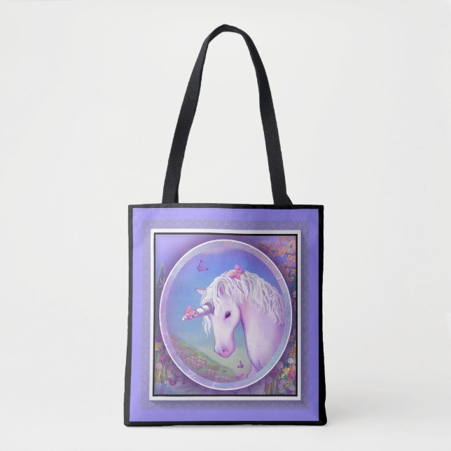 A Purple Paradise Tote Bag (Front)
