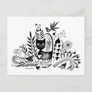 A Purr-fect Pair Postcard