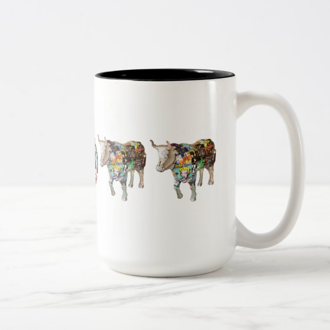"A Puzzling Oxhibition" 15 oz mug (Right)